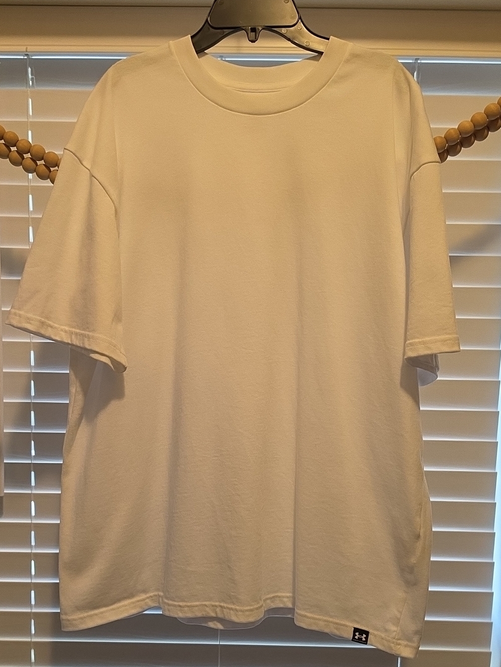 Men's Under Armour Loose Fit Crewneck T-Shirt White Size Men